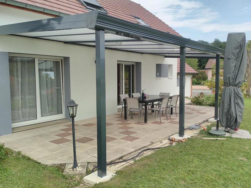 pergola extensions maison métal